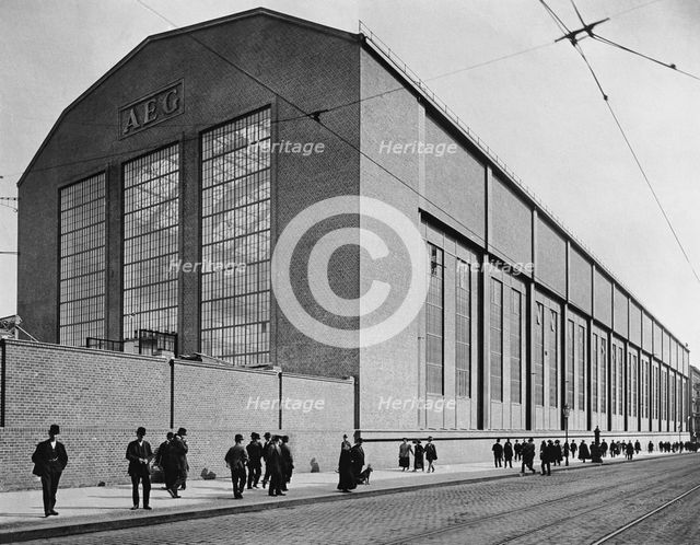 AEG Montage Plant by Peter Behrens. Artist: Anonymous  
