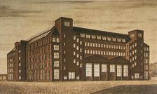 AEG High Tension Factory, Berlin. Artist: Behrens, Peter (1868-1940)