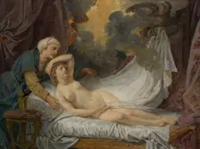 Aegina Visited by Jupiter, ca. 1767-69. Creator: Jean-Baptiste Greuze