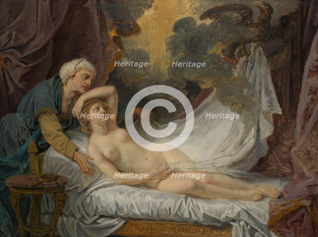 Aegina Visited by Jupiter, ca. 1767-69. Creator: Jean-Baptiste Greuze.
