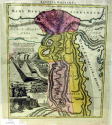 Aegyptus Hodierna, Map of Egypt, ca. 1720. Creator: Johann Baptista Homann
