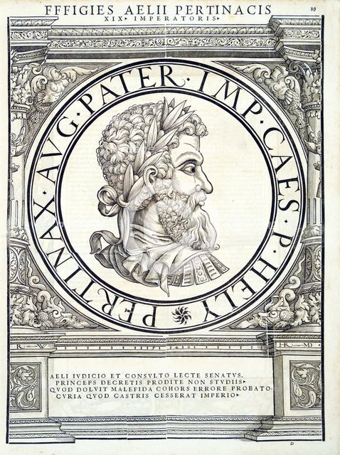 Aelius Pertinax (126 - 193 AD), 1559.