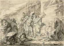 Aeneas at the Tomb of Anchises, n.d. Creator: Nicolas Bernard Lepicie