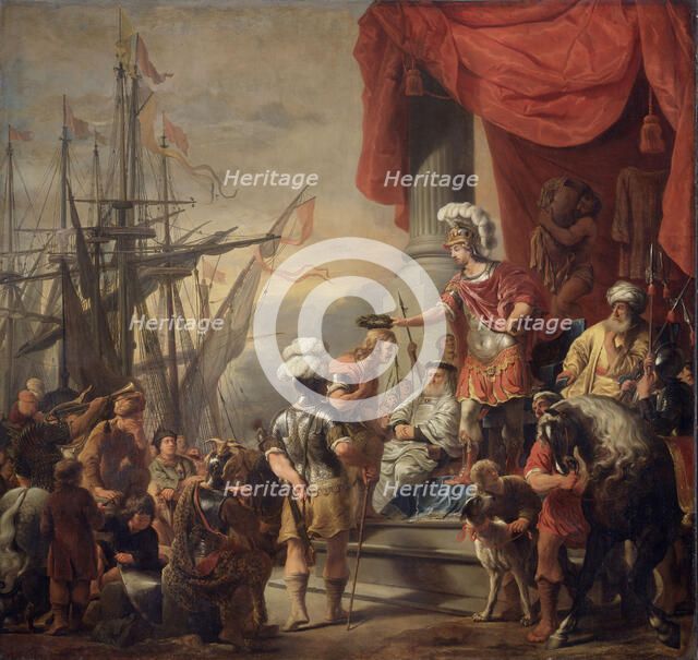 Aeneas at the Court of Latinus. Artist: Bol, Ferdinand (1616-1680)