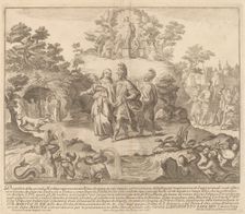Aeneas and the Cumean Sybil, for the "Chinea" Festival, 1744. Creator: M Sorello