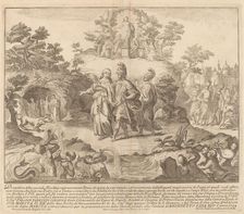 Aeneas and the Cumean Sybil, for the "Chinea" Festival, 1744. Creator: M Sorello