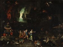 Aeneas and the Sibyl in the Underworld. Creator: Brueghel, Jan, the Elder (1568-1625)