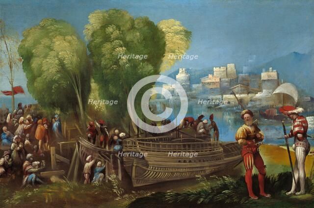 Aeneas and Achates on the Libyan Coast, c. 1520. Creator: Dosso Dossi.