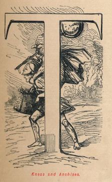 Aeneas and Anchises 1852. Artist: John Leech