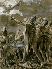 Aeneas and his followers in Latium, 1791-1793. Creator: Girodet de Roucy Trioson, Anne Louis (1767-1824)