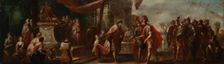 Aeneas Arriving in Latium, c1760. Creator: Johann Andreas Herrlein
