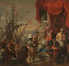 Aeneas Crowning Cloanthus, c.1661-c.1663. Creator: Ferdinand Bol