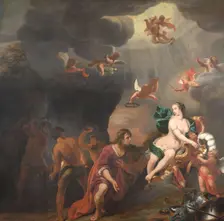 Aeneas Receiving a New Set of Armour from Venus, 1660-1663. Creator: Ferdinand Bol