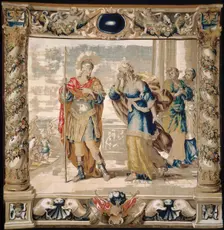 Aeneas says Farewell to Dido, 1679. Creator: Giovanni Francesco Romanelli (Italian, 1610-1662); Michael Wauters (Flemish, 1679)