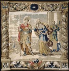 Aeneas says Farewell to Dido, 1679. Creator: Giovanni Francesco Romanelli (Italian, 1610-1662); Michael Wauters (Flemish, 1679)