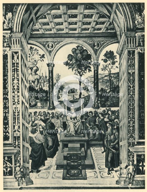 'Aeneas Silvus Piccolomini at the Court of James I of Scotland', (1946).   Creator: Unknown.