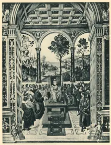 Aeneas Silvus Piccolomini at the Court of James I of Scotland (1946). Creator: Unknown