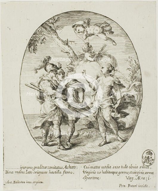 Aeneas, Venus, and Achates, n.d. Creator: Pietro Rotari.