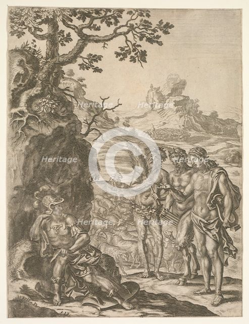 Aeneid, 1658. Creator: Pierre Lombart (French, 1612-1682).