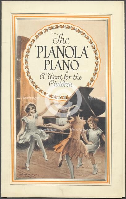 Aeolian Company Pianolas, 1920s. Artist: Wilfred Fryer