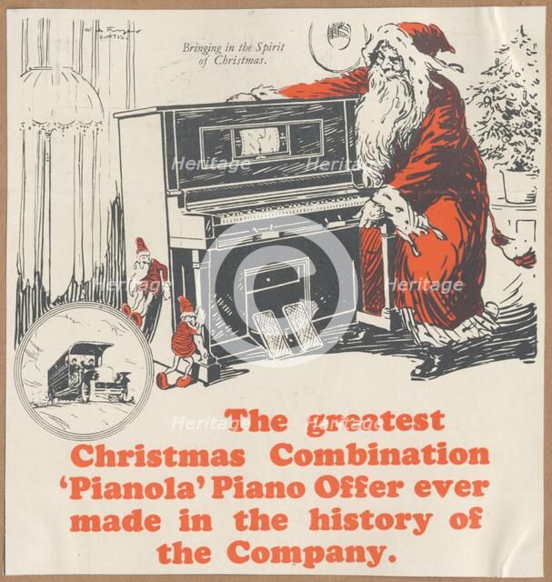 Aeolian Company Pianolas, 1920s. Artist: Wilfred Fryer