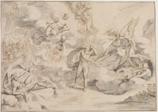 Aeolus Obeying Juno's Command to Create a Storm, c.between 1683 and 1684. Creator: Raymond Lafage