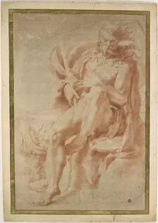 Aeolus sitting. Creator: Tibaldi, Pellegrino