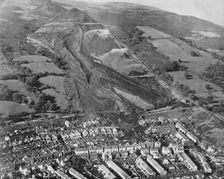 Aerial photograph from the East on the day of the disaster, 21 October 1966. Creator: Unknown
