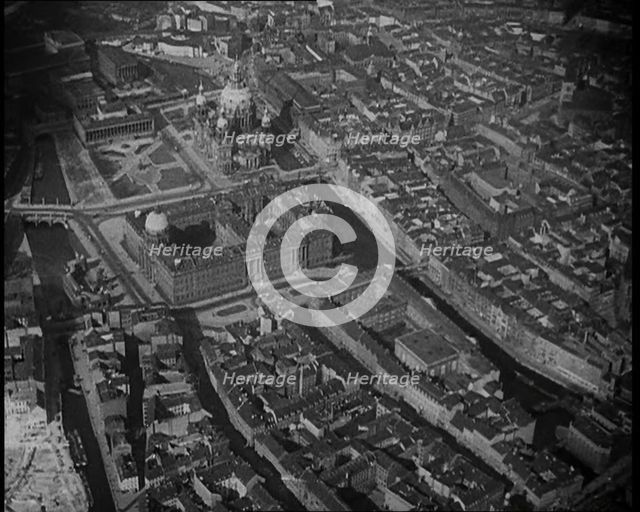 Aerial Shot of Buildings, 1933. Creator: British Pathe Ltd.