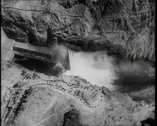 Aerial Shot of the Boulder Dam, 1936. Creator: British Pathe Ltd