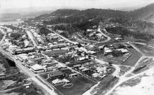 Aerial shot of Tweed Heads, New South Wales, 1922. Creator: Jack Bain