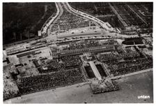 Aerial view of Berlin Tempelhof airport, Germany, from a Zeppelin, c1931 (1933)