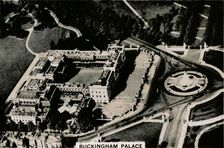 Aerial view of Buckingham Palace, 1939