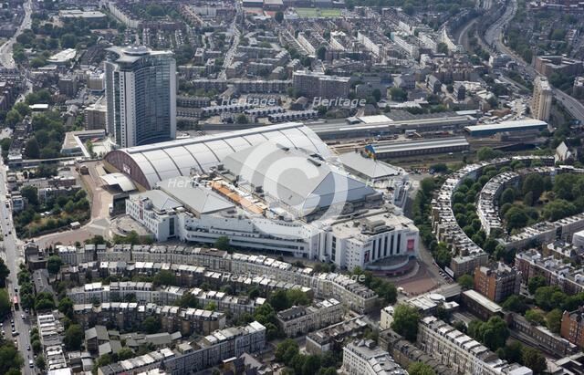Aerial view of Earls Court Exhibition Centre, London, 2006. Artist: Historic England Staff Photographer.