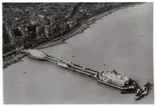 Aerial view of Eastbourne, Sussex, from a Zeppelin, 1931 (1933)