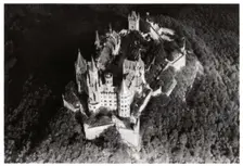 Aerial view of Hohenzollern Castle, Baden-Wurttemberg, Germany, from a Zeppelin, c1931 (1933)