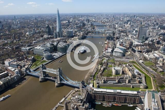 Aerial view of London, 2013. Artist: Historic England Staff Photographer.