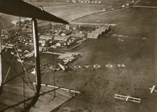 Aerial view of London Airport, 1925. Creator: Unknown