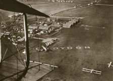 Aerial view of London Airport, 1925. Creator: Unknown