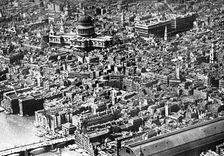 Aerial view of London, showing St Paul's Cathedral, 1926