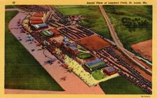 Aerial view of Lambert Field, St Louis Municipal Airport, Missouri, USA, 1935