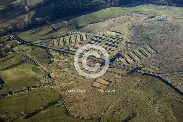 Aerial view of Leighton Construction Camp, Healey, North Yorkshire, 2007. Artist: Historic England Staff Photographer.