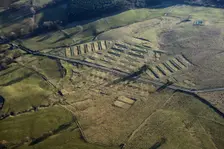 Aerial view of Leighton Construction Camp, Healey, North Yorkshire, 2007. Artist: Historic England Staff Photographer