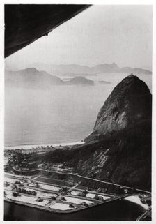 Aerial view of Sugarloaf Mountain, Rio de Janeiro, Brazil, from a Zeppelin, 1930 (1933)