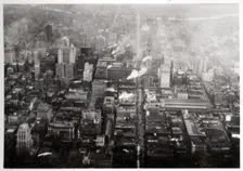Aerial view of Philadelphia, Pennsylvania, USA, from a Zeppelin, 1928 (1933)
