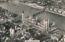 Aerial view of Westminster, 1939