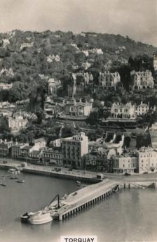 Aerial view of Torquay, 1939