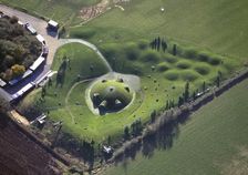 Aerial view of Teletubbyland, Warwickshire