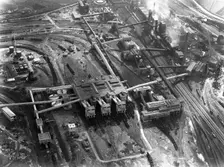 Aerial view of the Manvers coal processing plant, Wath upon Dearne, South Yorkshire, 1964. Creator: Michael Walters
