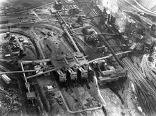 Aerial view of the Manvers coal processing plant, Wath upon Dearne, South Yorkshire, 1964. Artist: Michael Walters